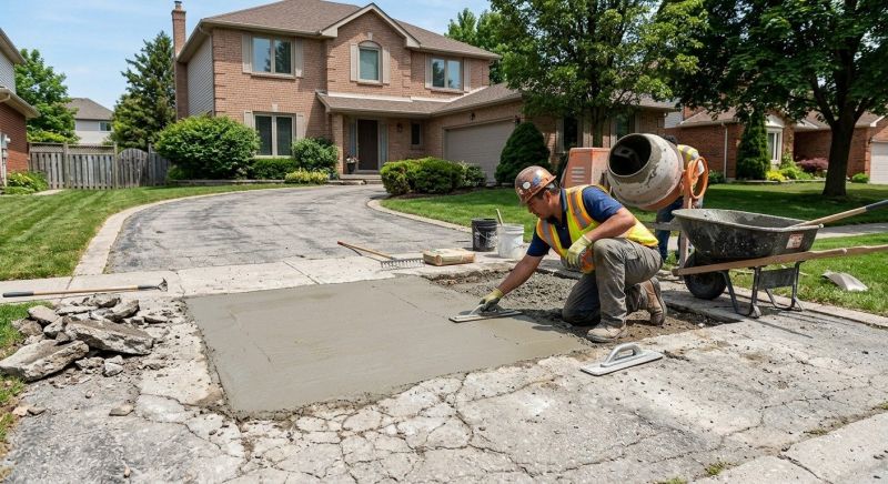 Driveway Concrete Grinding Service
