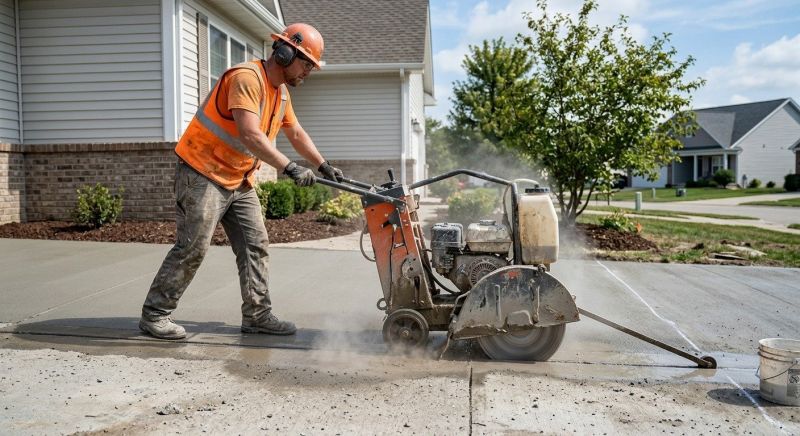Driveway Concrete Grinding Service